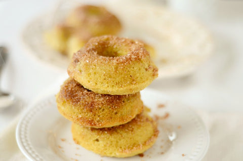 Coconut Flour Cinnamon Doughnuts