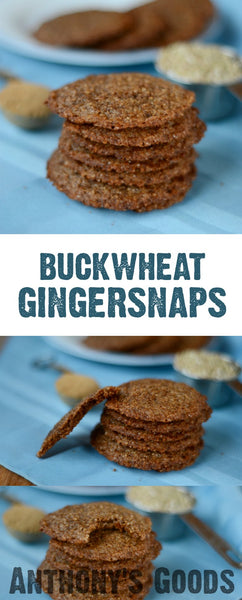 Buckwheat Gingersnaps