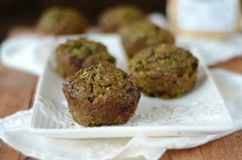 Matcha Chocolate Chip Muffins (paleo)