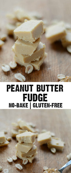Healthy No Bake Peanut Butter Fudge