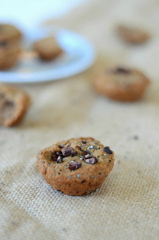 Teff Cacao Peanut Butter Mini Muffins