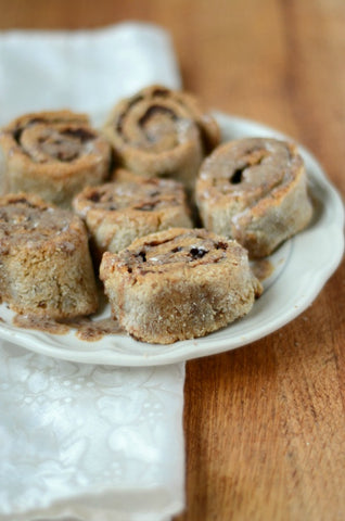 Tiger Nut Flour Cinnamon Rolls (vegan)