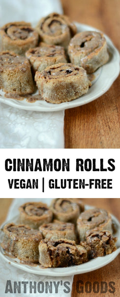 Tiger Nut Flour Cinnamon Rolls (vegan)