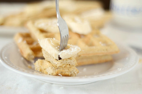 Crispy Almond Flour Waffles