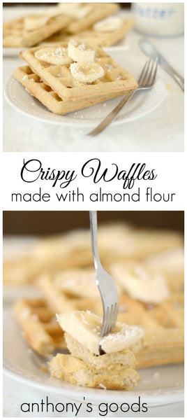 Crispy Almond Flour Waffles