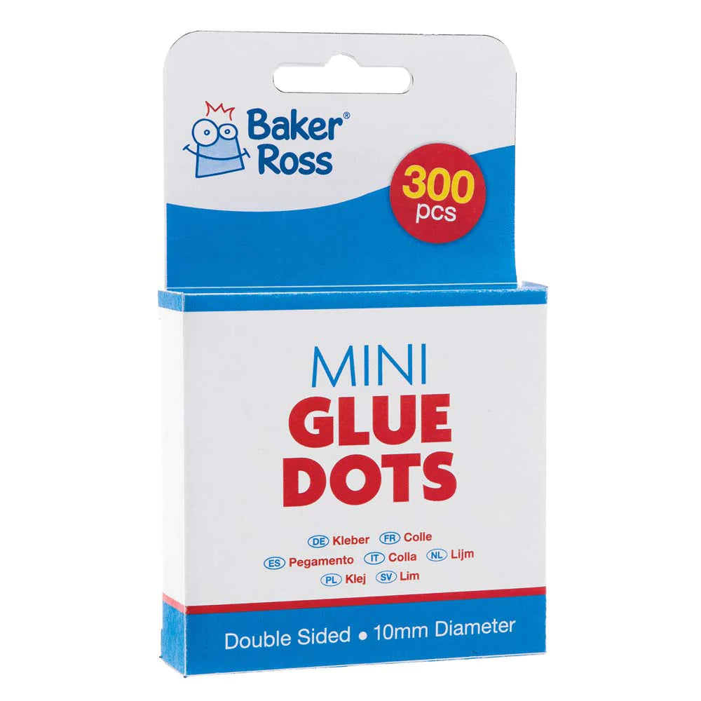 Mini Glue Dots (Pack of 300) Craft Supplies