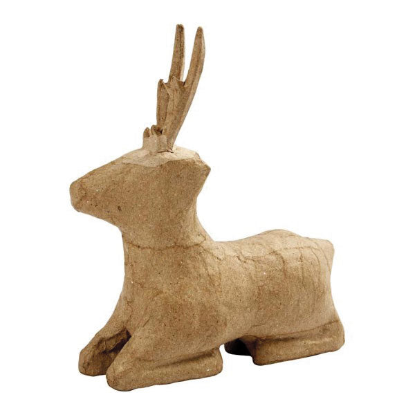 CREATIV PAPER MACHE ROE DEER LYING