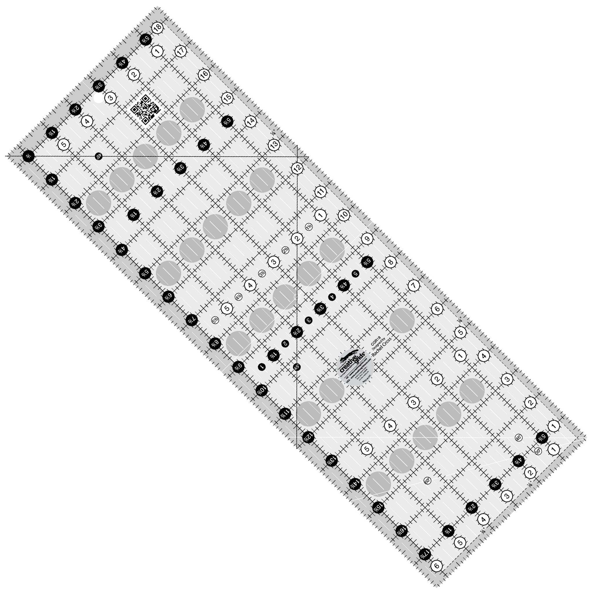 Creative Grids Quilt Ruler 4-1/2in x 18-1/2in