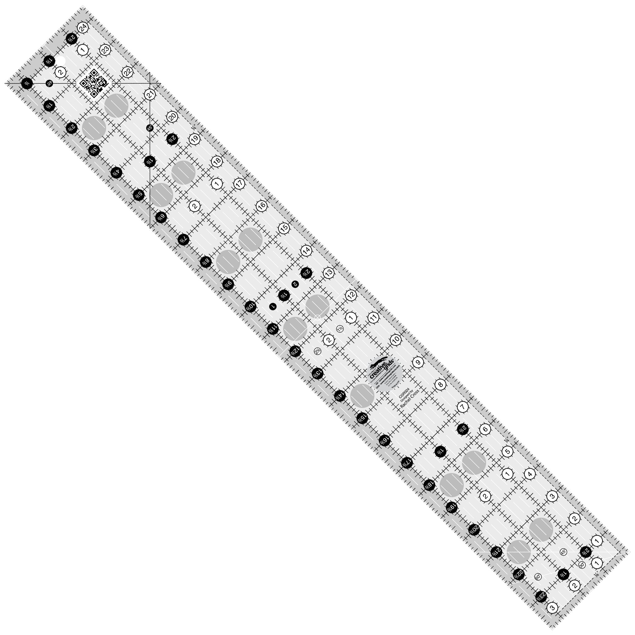 Quilt Ruler Upgrade Kit for 12, 12-1/2, 24, or 24-1/2 Inch Acrylic Rul