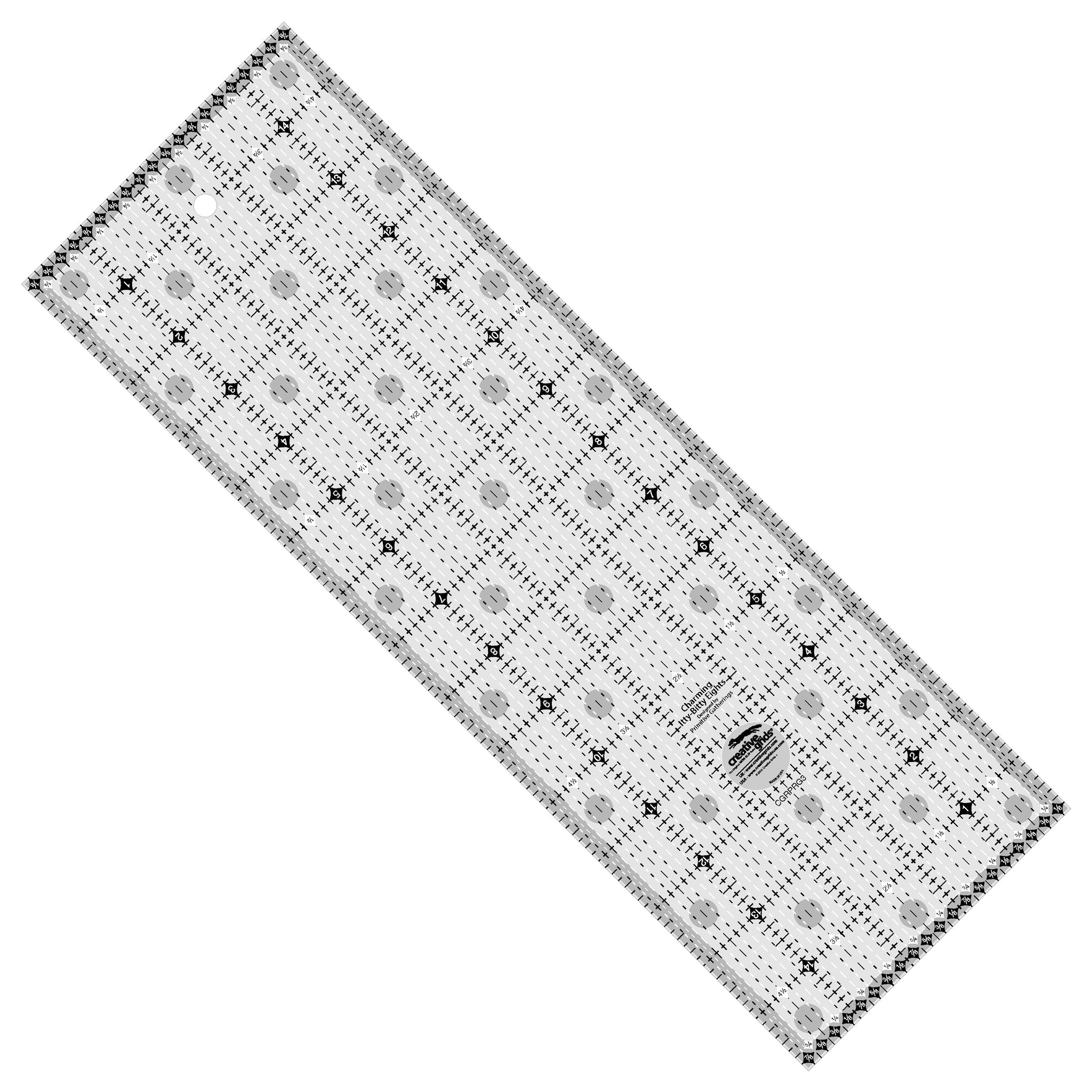 Creative Grids Quilting Ruler 8 1/2in x 24 1/2in CGR824