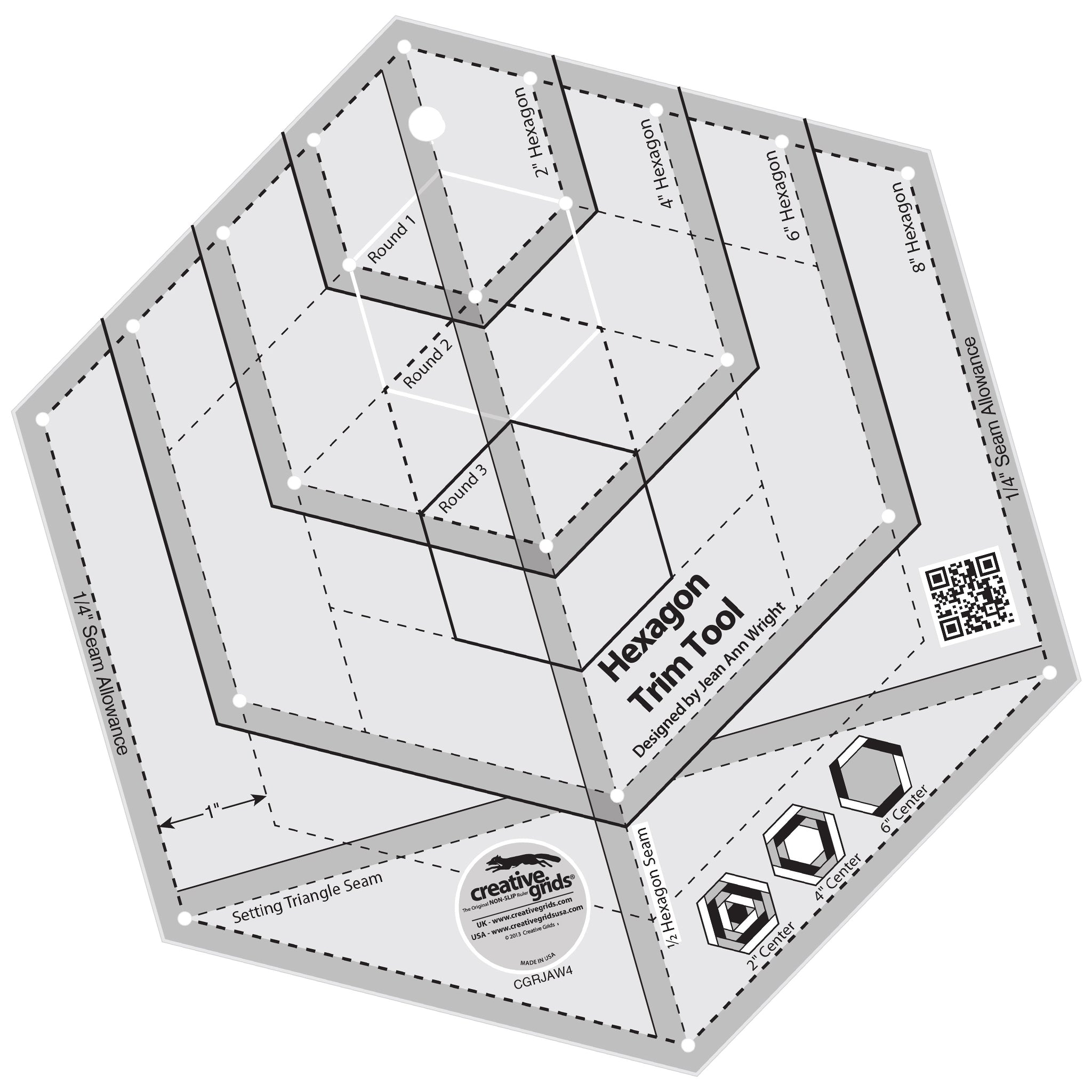 Rulers & Templates - Creative Grids - CGR5 - 5 1/2 Square