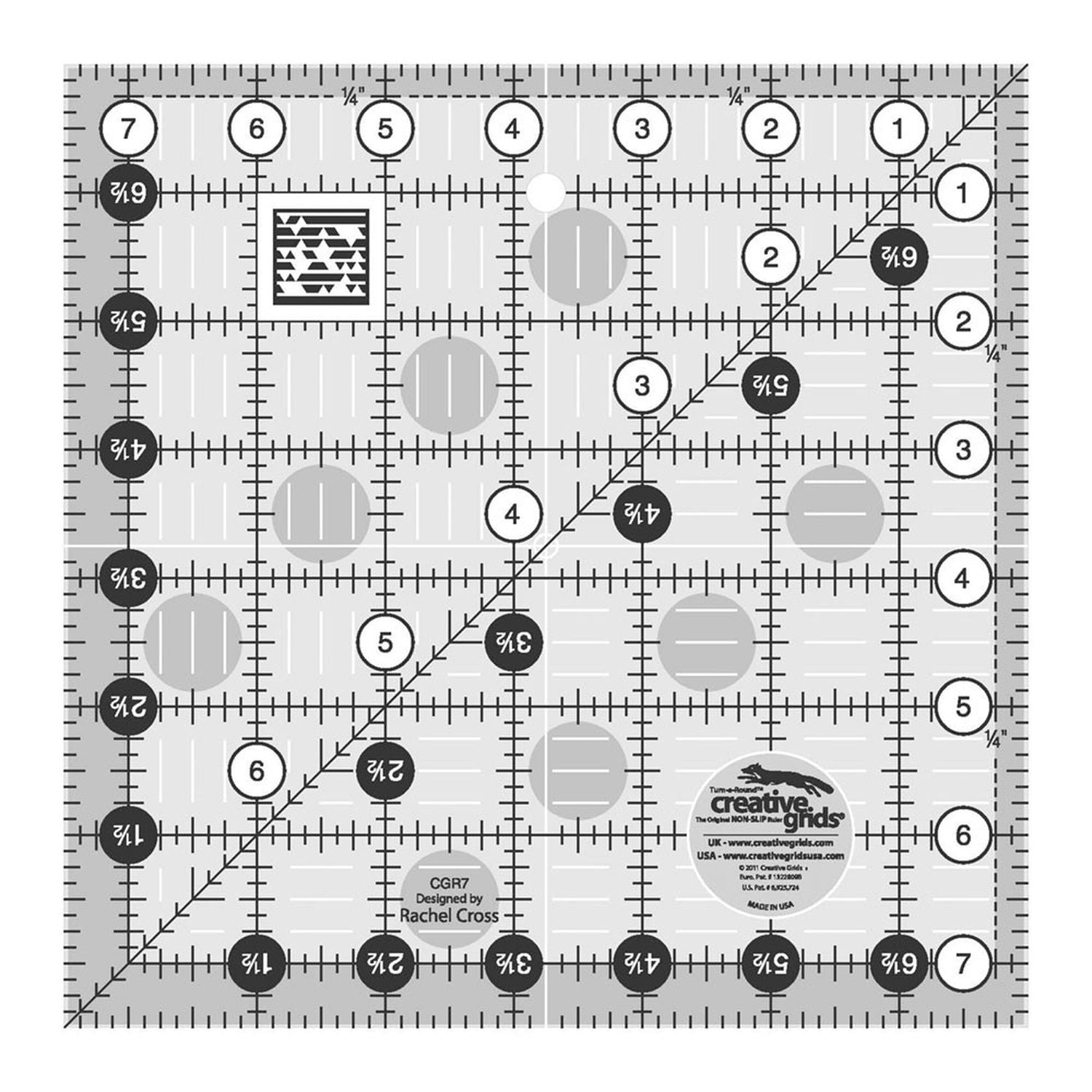 Creative Grids Ovals All Ways Quilt Ruler (CGRKAOVAL)