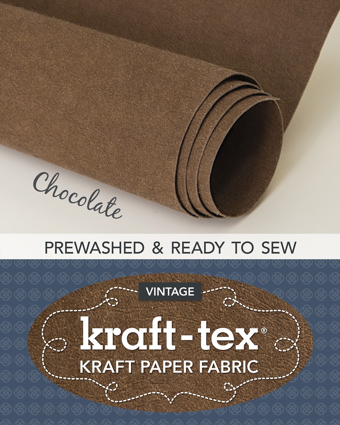 Kraft-Tex Roll, Original White, 19 Inches x 54 Inches Unwashed Paper F