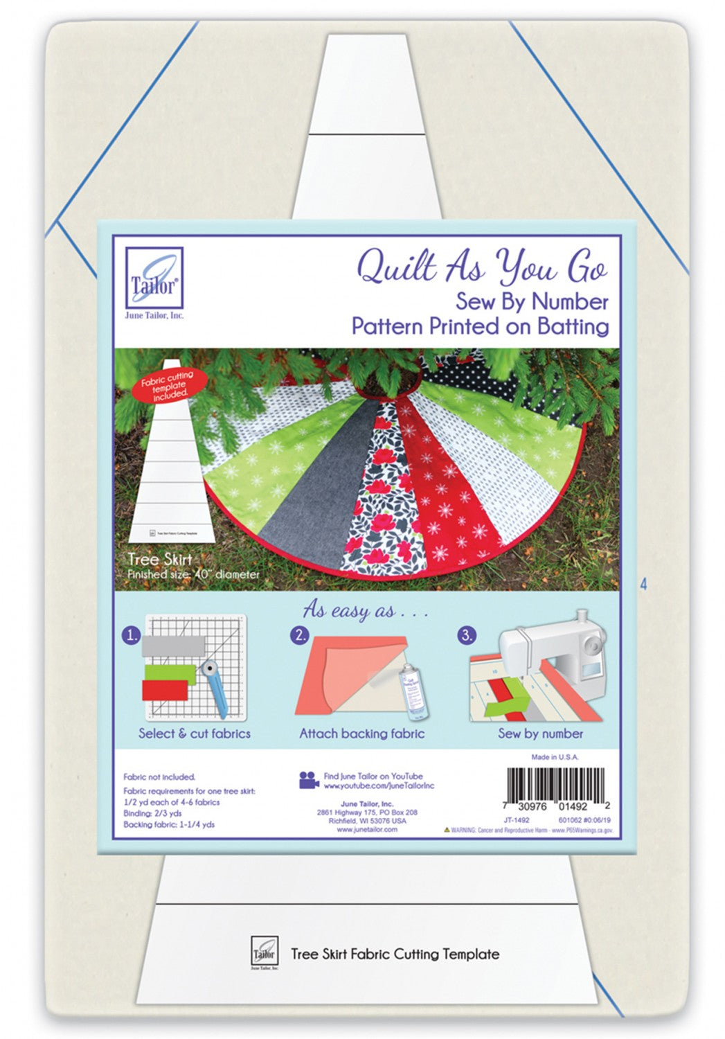 Bosal Duet II Double Sided Fusible Batting 2.25 in x 20 yds 834875425220  Fusible - Quilt in a Day