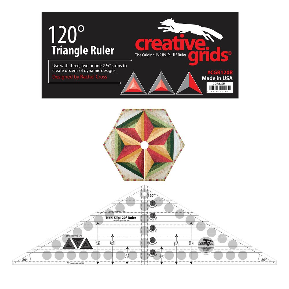 Creative Grids 7-1/2-Inch Square Quilt Ruler (CGR7)