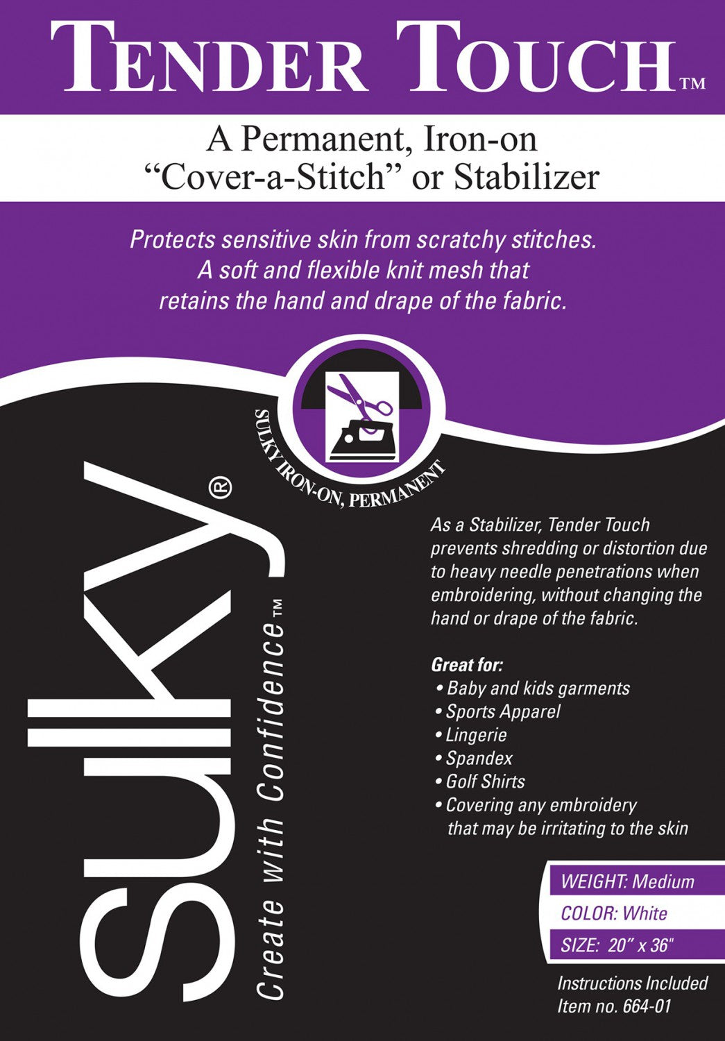 Sulky Stick 'n Stitch Printable Wash-Away Stabiliser – Little