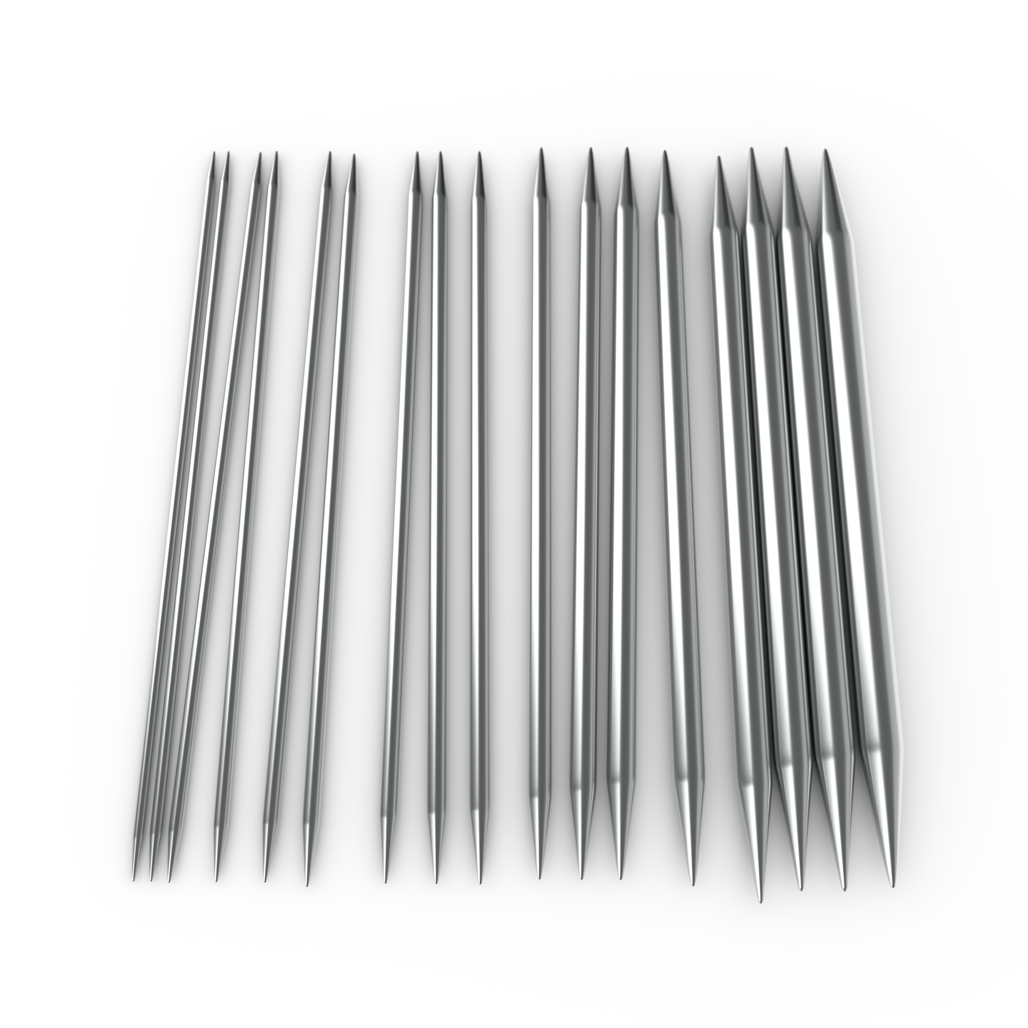 Chiaogoo Needles Circular Knitting Needles 9 Inch Circular Needles Metal Sock  Knitting Needles Red Stainless Steel Needles 