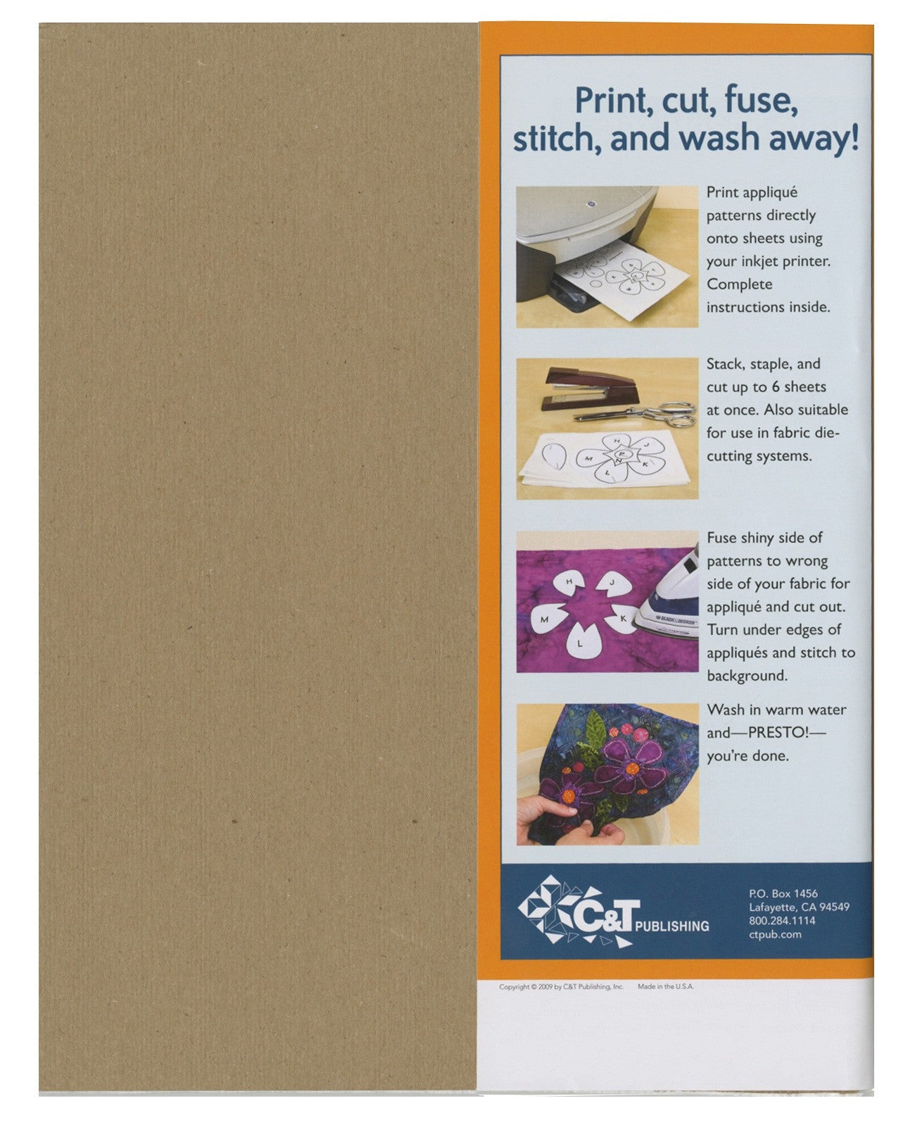 Stick N Stitch Self Adhesive Wash Away Stabilizer Sheets – the workroom