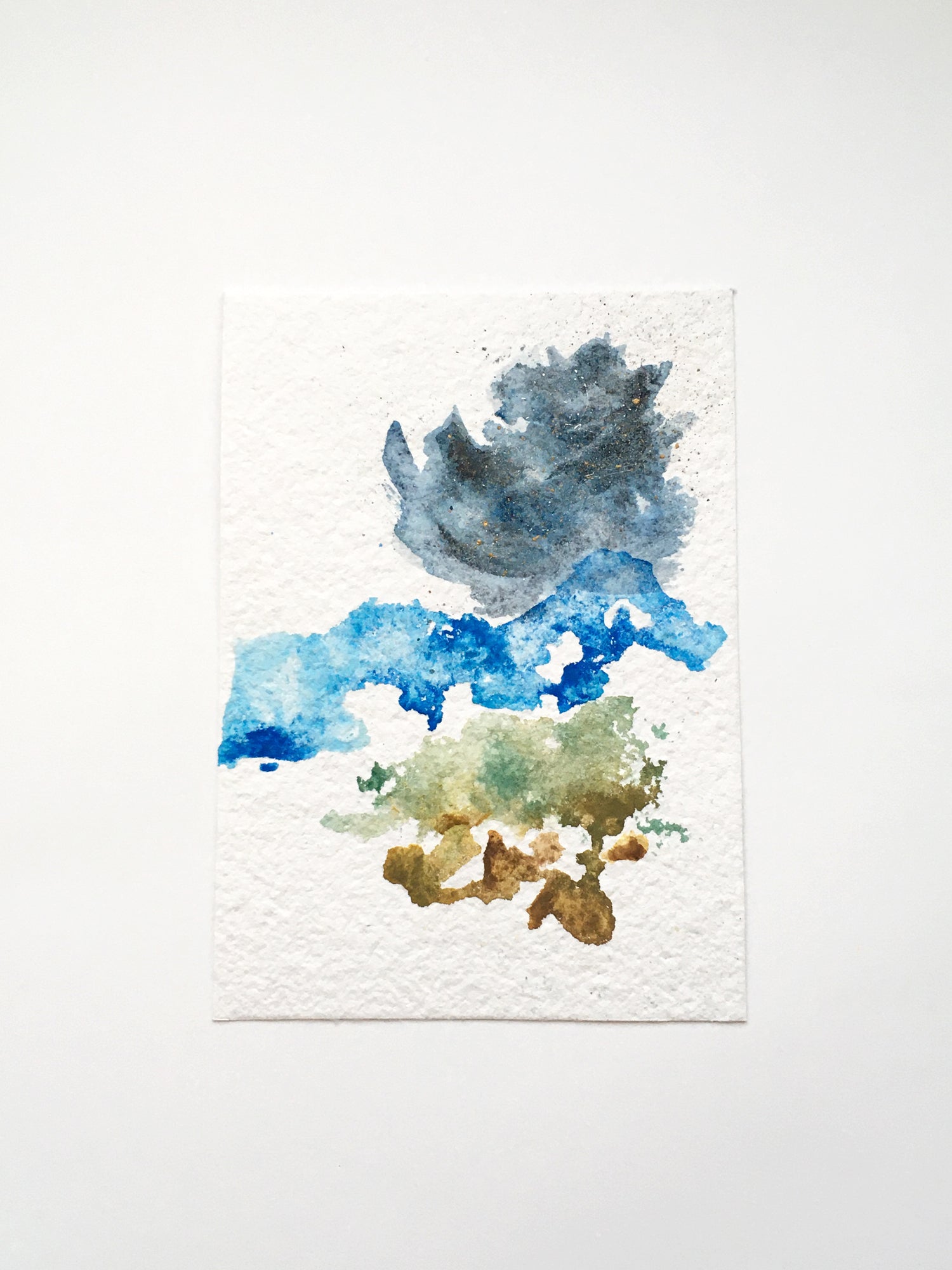 Earth, Sea, Sky | No. 6 - Original Abstract Watercolor Painting