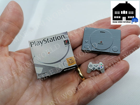 PS5 MINIATURE Console 4 Games And/or Controller With BOX. Handmade Art. 