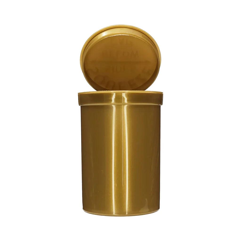30 Dram Plastic Pop Top Bottle Opaque GOLD - 150 Count