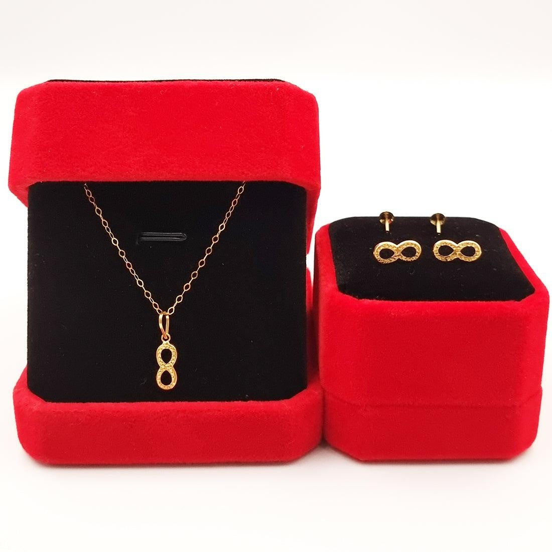 18K Pure Gold Infinity Jewelry Set | Tala Gold Collection | Reviews on ...
