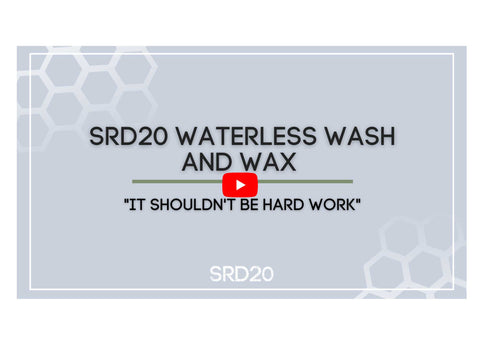 SRD20 waterless wash and wax for boat youtube video intro