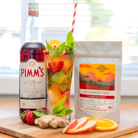 Pimms No 1 Ginger Ale & Rooibos Cocktail