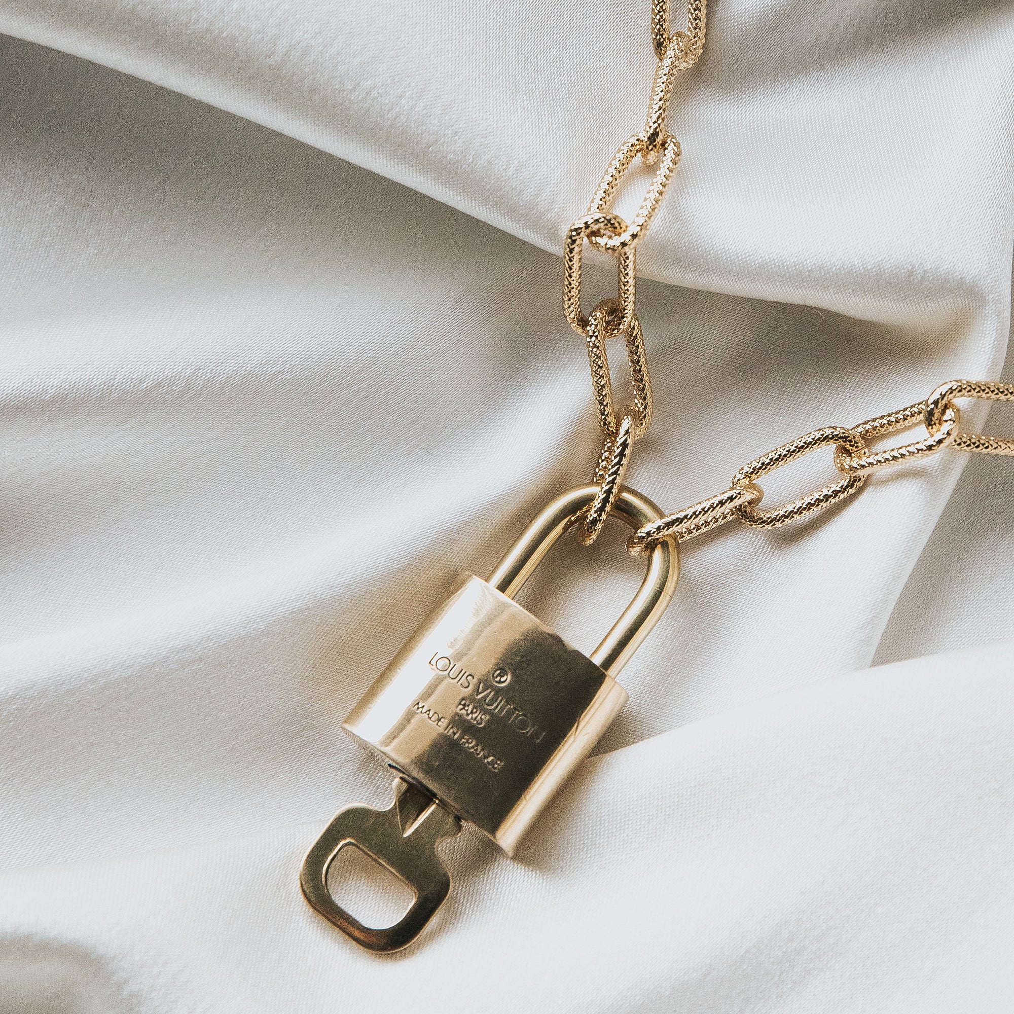 Vintage Vuitton Lock Necklace