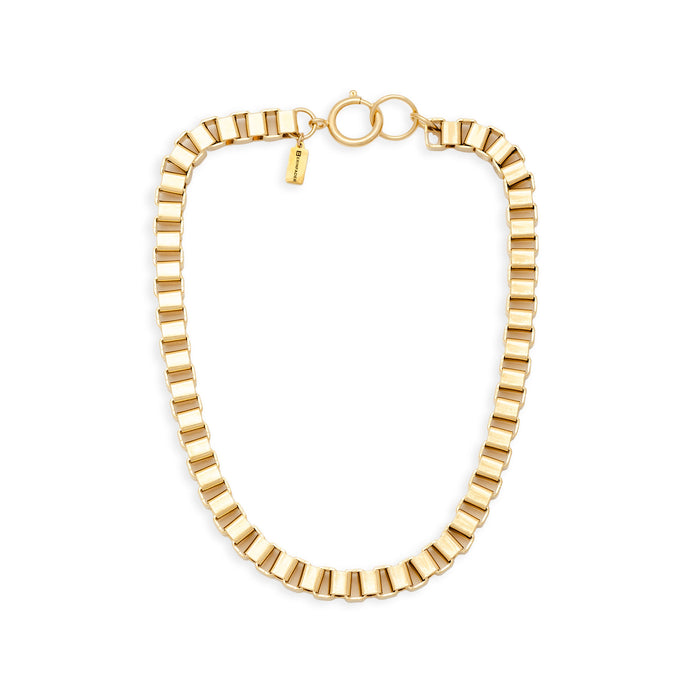 Louis Vuitton, Gold Layered Lock Necklace – Vintage