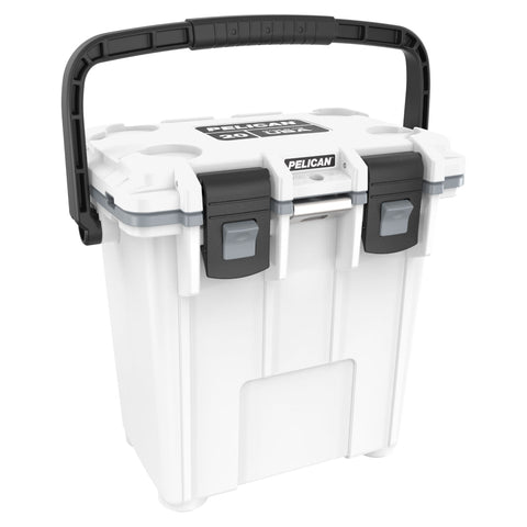 Close Pelican 20QT Elite Cooler in white