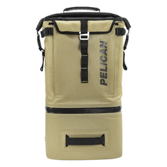 Pelican Backpack Cooler in tan "coyote" color