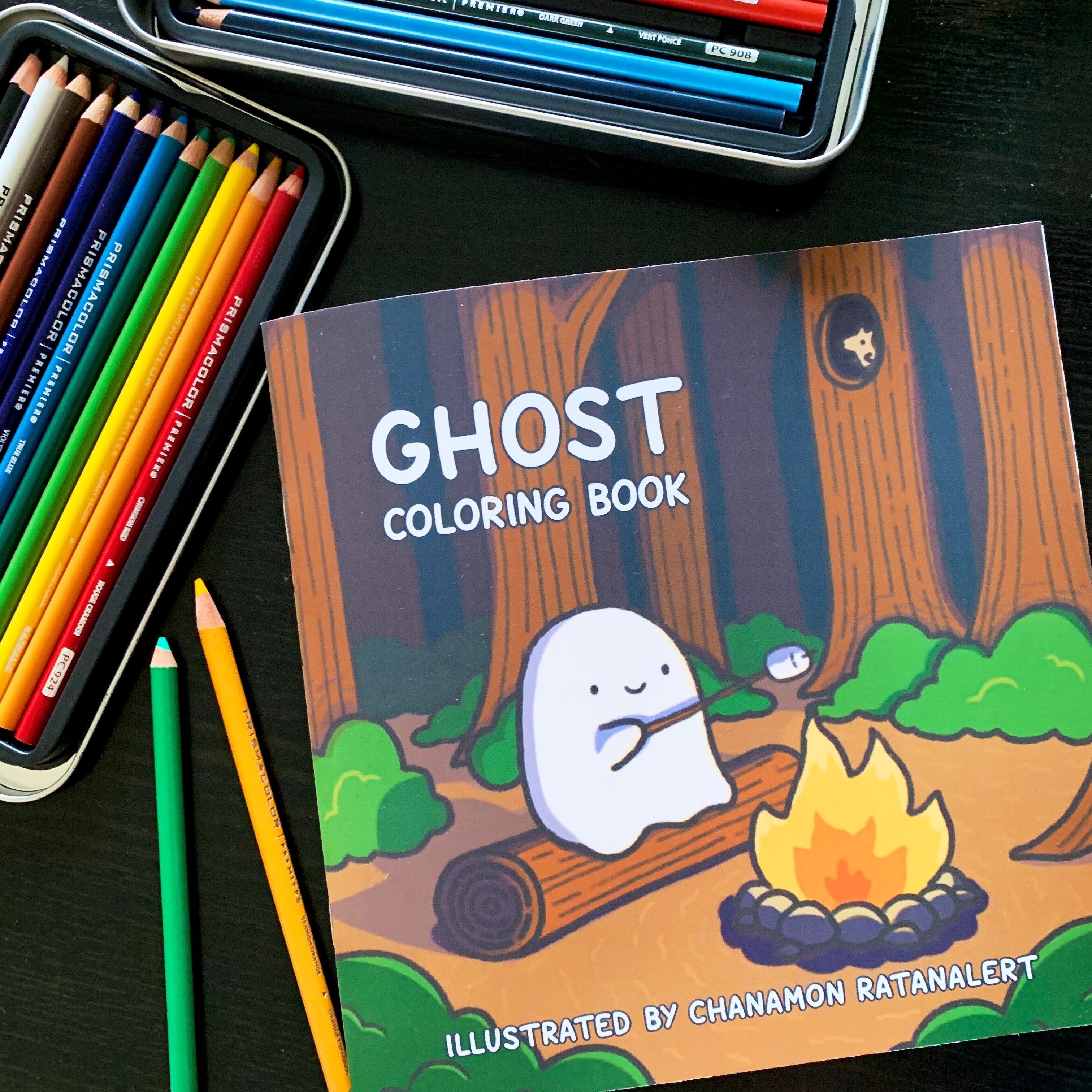 Ghost Coloring Book – Made by Chanamon