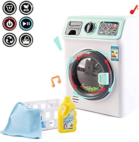  deAO Washing Machine Toy for Kids Dollhouse Furniture
