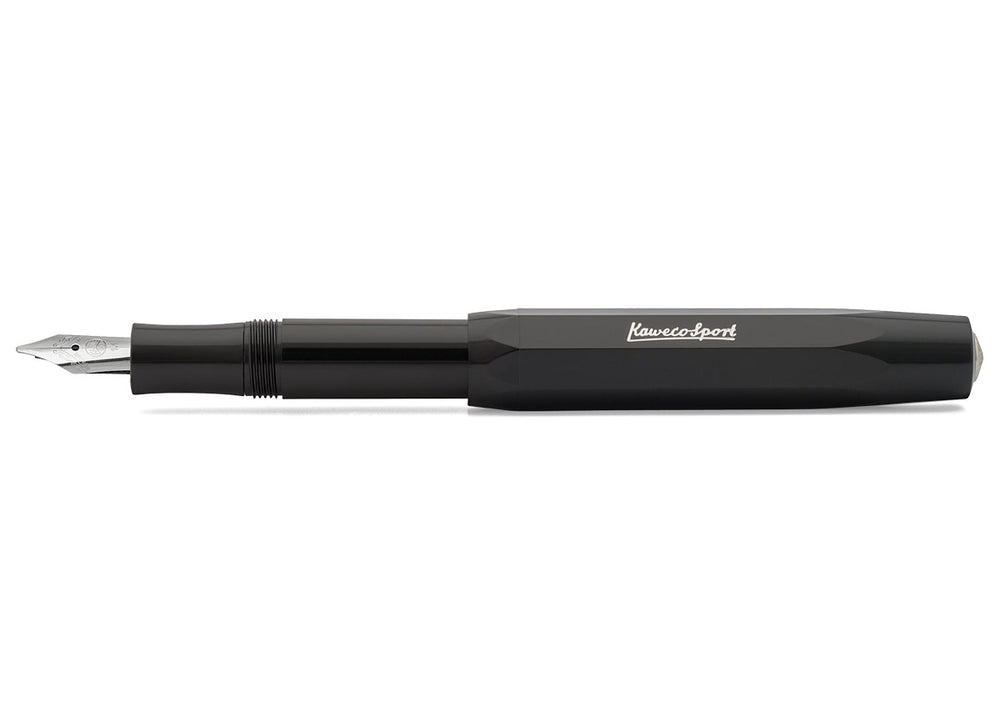 Kaweco Skyline Classic Sport Calligraphy Fountain Pen Black - 1.5