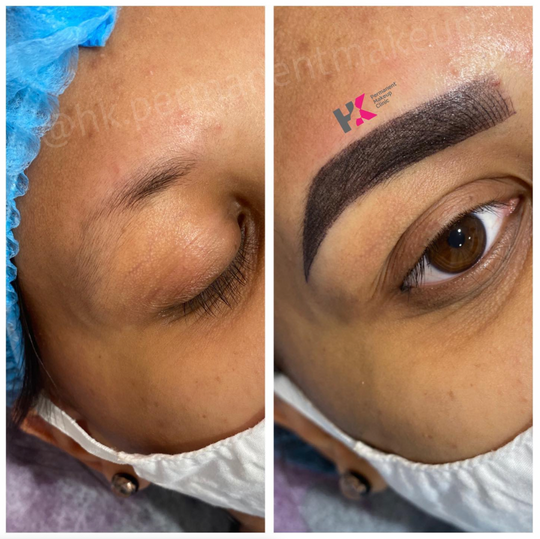 My Permanent Eyebrows Shaping  Microblading  Celebrity Secrets  Naveena  Vlogs  YouTube