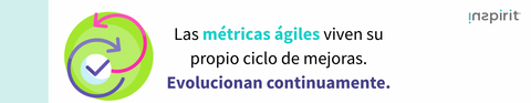 Las métricas ágiles viven su propio ciclo de mejoras, evolucionan