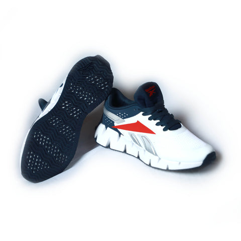 23063 White 2023 Cross Border All Season New Flying Woven Breathable Sports Shoes