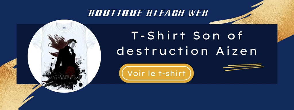 t-shirt Bleach Aizen