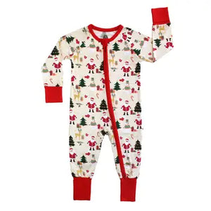Cozy Christmas Bamboo PJs - MonkeyDoodleChildrensBoutique