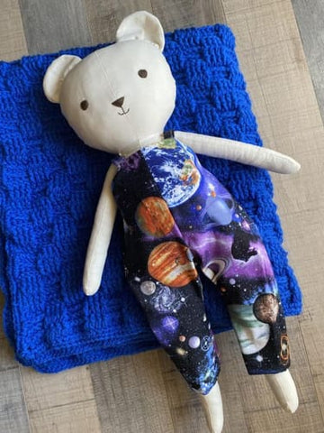 handmade bear dolls made with Studio Seren bear sewing patterns