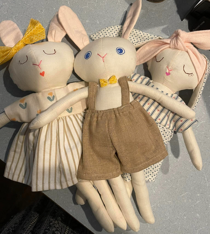 handmade bunnies