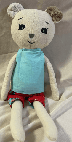 handmade bear doll