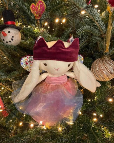 christmas doll made with studio seren sewing pattern