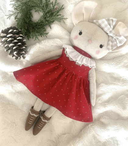 mouse doll made with studio seren mouse sewing pattern