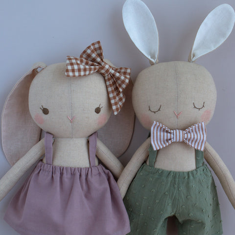 Studio Seren bunny pdf sewing pattern - DIY bunny rabbit doll