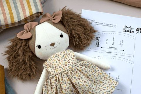 studio seren doll sewing pattern
