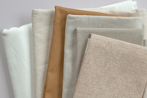 Selection of robert kaufman essex linen fabrics