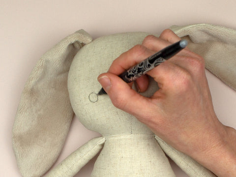 tools for making dolls - erasable fabric pen