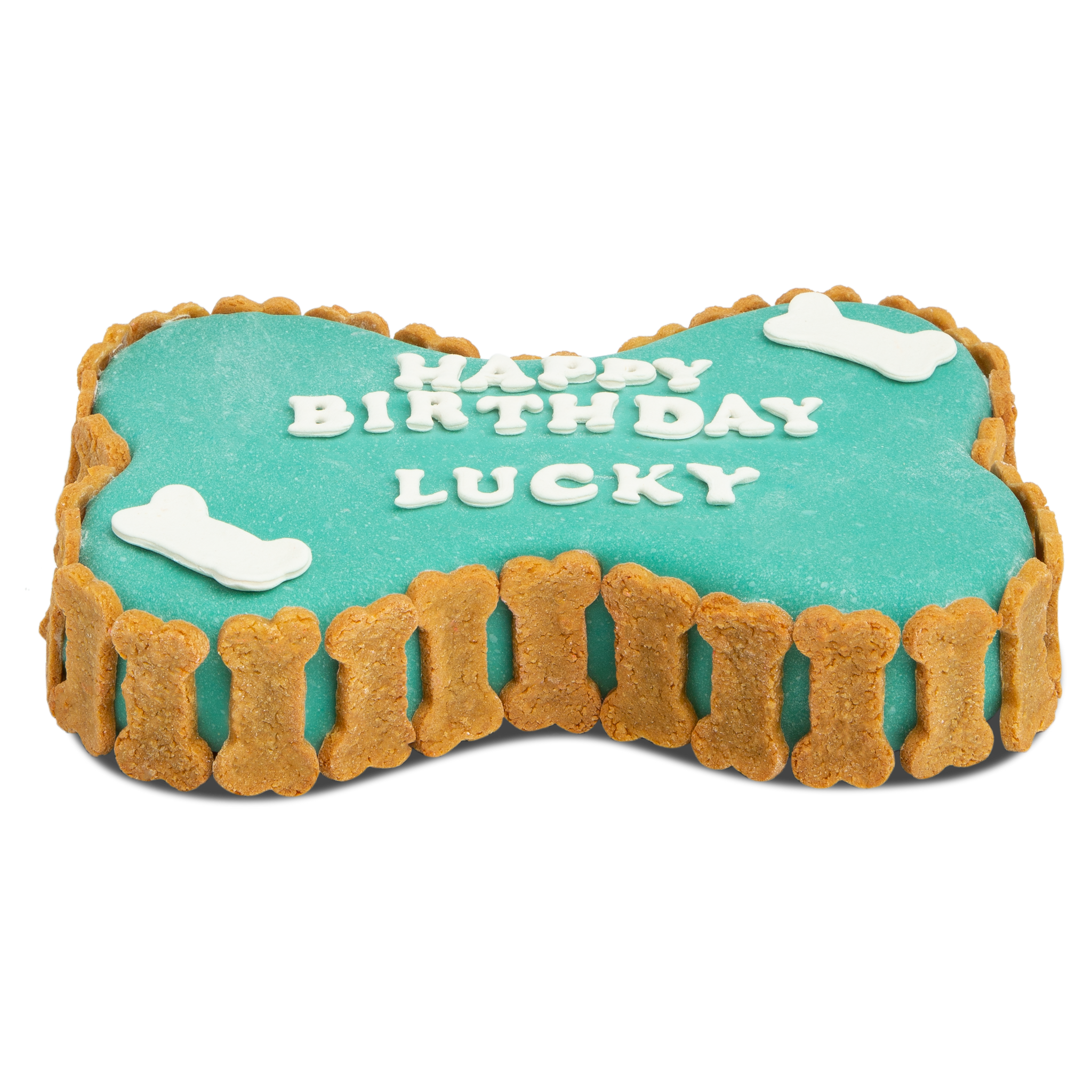 dog bone birthday cake